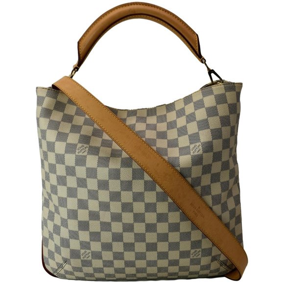 Louis Vuitton Handbags - LOUIS VUITTON  Soffi Damier Azur Satchel Shoulder Bag